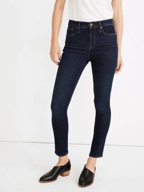 Madewell 10” High-Rise Skinny Jeans – Dark Wash – Size 29 🔥
